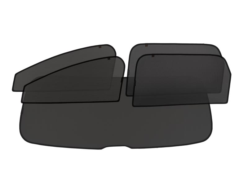 Каркасные автошторки на LIFAN X50 (1) (2015-наст.время) Внедорожник 5 дв. Полный комплект из 5 экранов STANDART